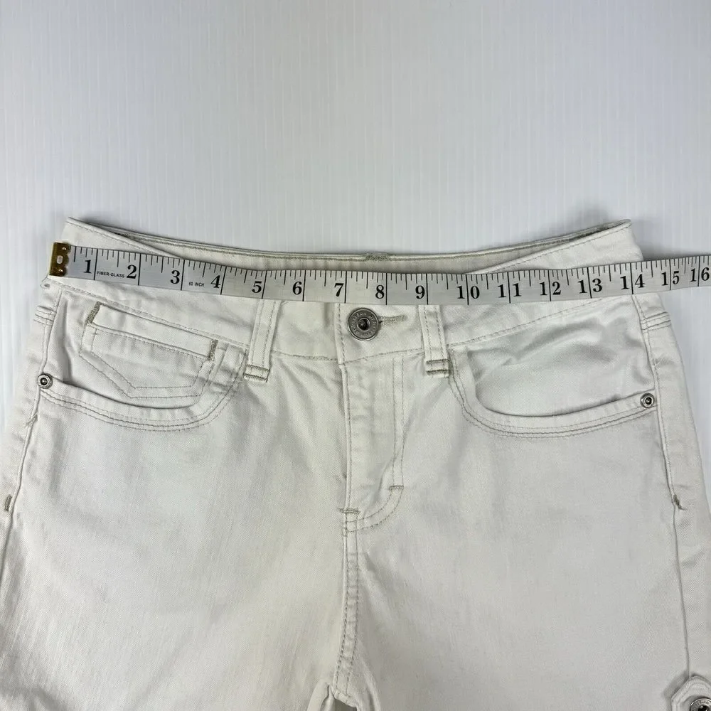 St. Johns Bay white denim